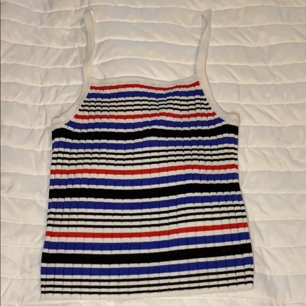 striped tank top